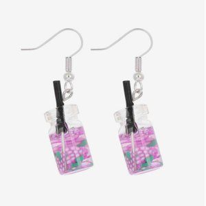 EarFleek Fruity Boba Tea Dangle Earrings